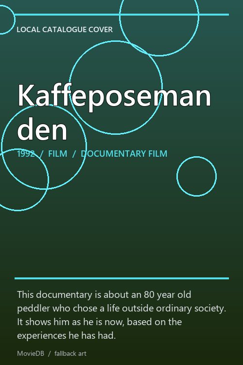 Kaffeposemanden poster