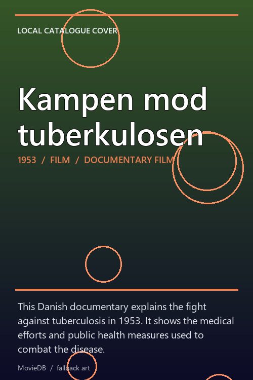 Kampen mod tuberkulosen poster