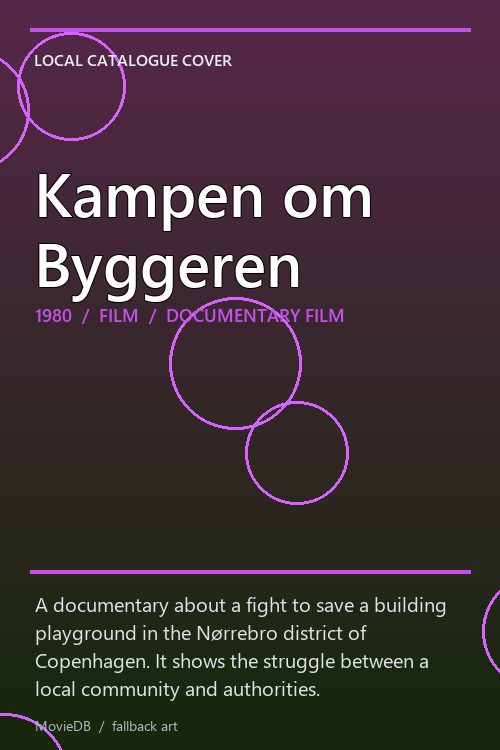 Kampen om Byggeren poster