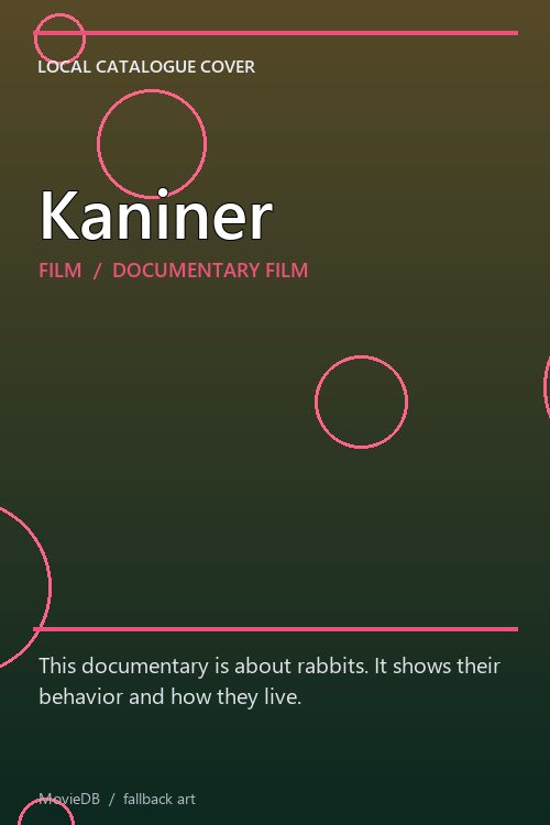 Kaniner poster