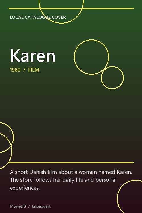 Karen poster
