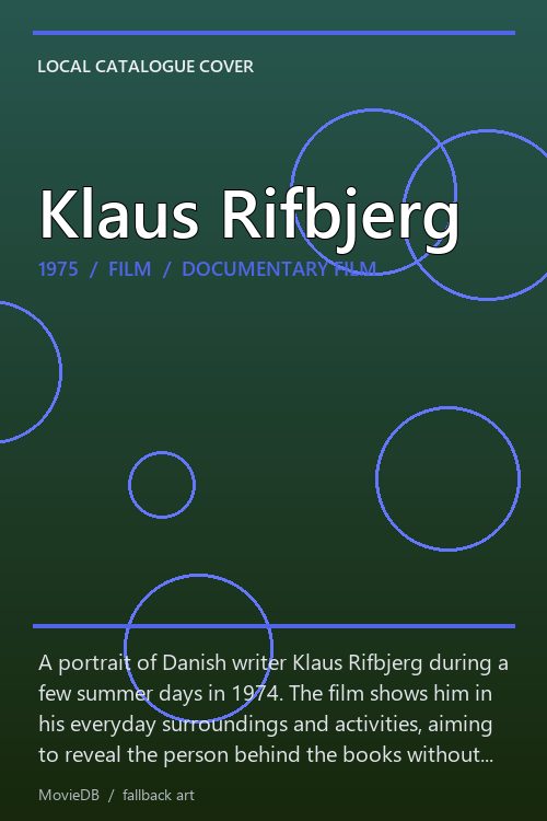 Klaus Rifbjerg poster