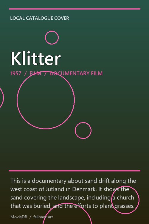Klitter poster