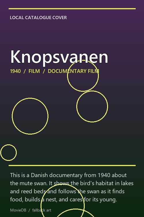 Knopsvanen poster