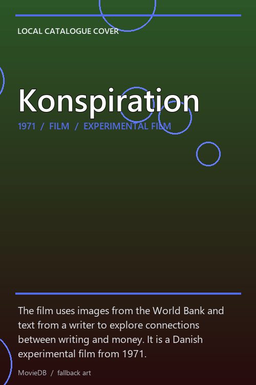 Konspiration poster