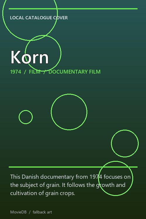 Korn poster