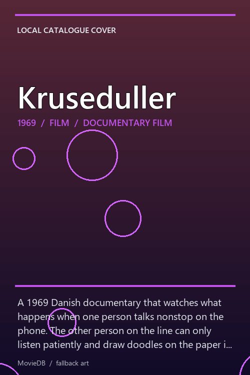 Kruseduller poster