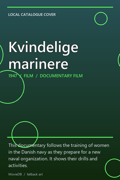 Kvindelige marinere poster