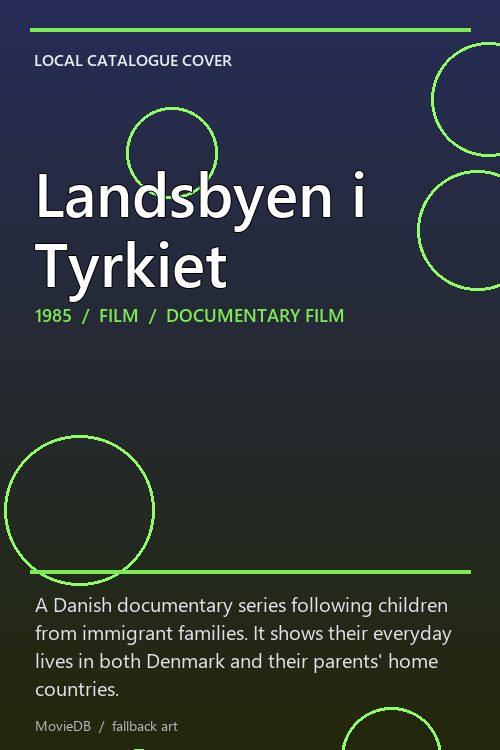 Landsbyen i Tyrkiet poster