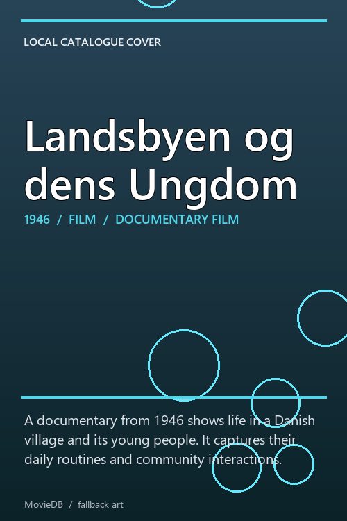 Landsbyen og dens Ungdom poster