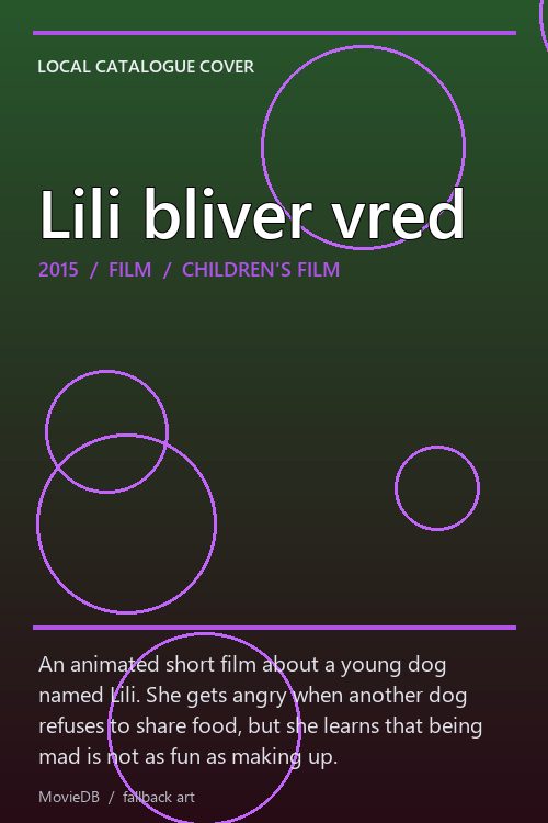 Lili bliver vred poster
