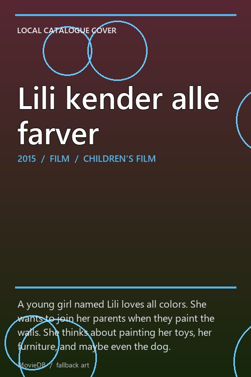 Lili kender alle farver poster