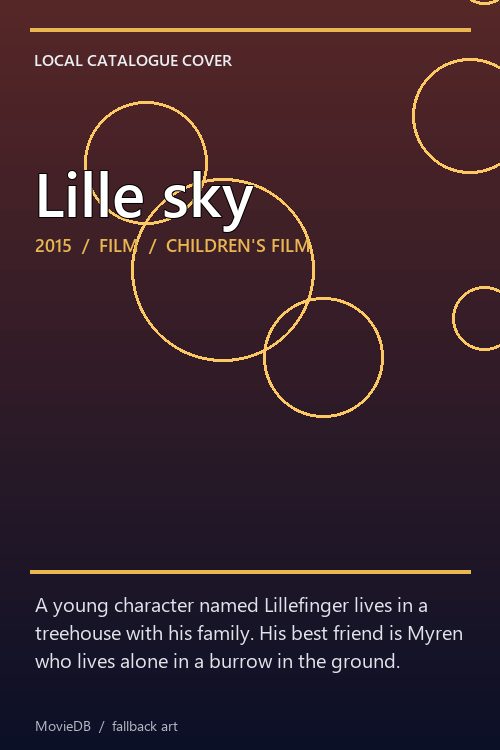 Lille sky poster