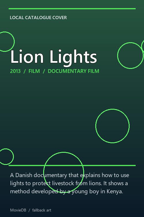 Lion Lights poster