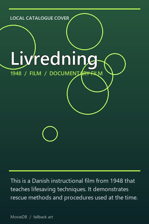 Livredning poster