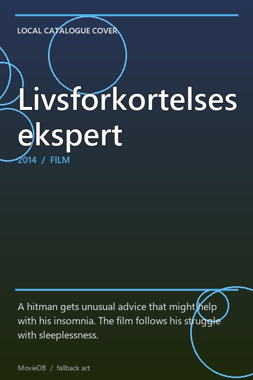 Livsforkortelses ekspert poster