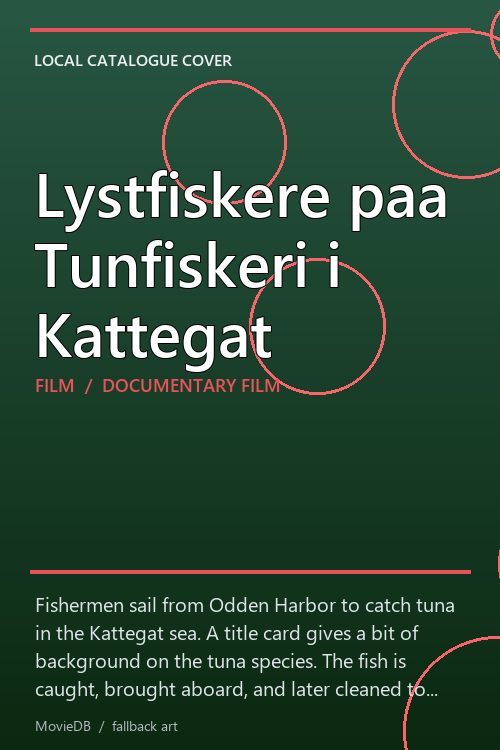Lystfiskere paa Tunfiskeri i Kattegat poster