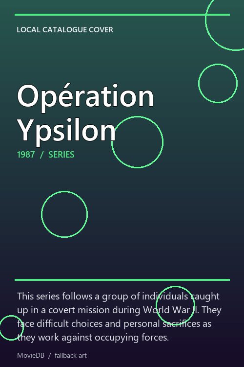 Opération Ypsilon poster