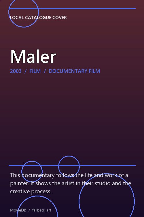 Maler poster