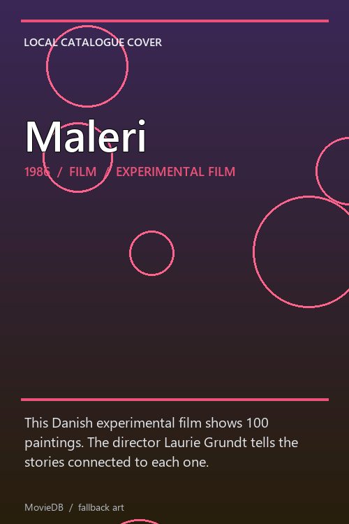 Maleri poster
