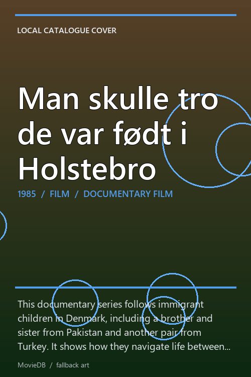 Man skulle tro de var født i Holstebro poster
