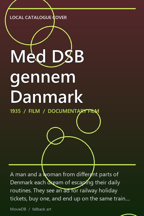 Med DSB gennem Danmark poster