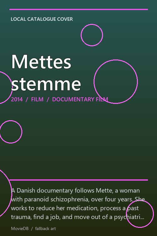 Mettes stemme poster