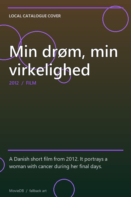 Min drøm, min virkelighed poster