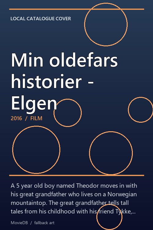 Min oldefars historier - Elgen poster
