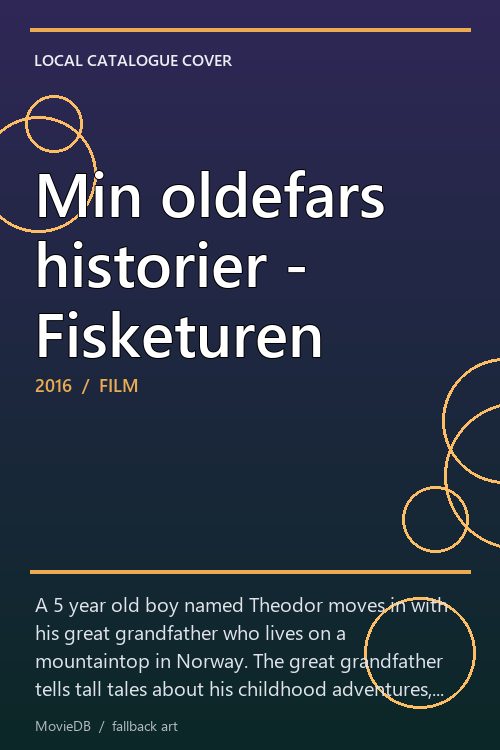 Min oldefars historier - Fisketuren poster