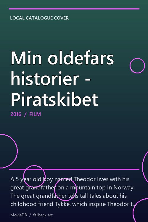 Min oldefars historier - Piratskibet poster