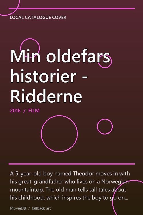 Min oldefars historier - Ridderne poster