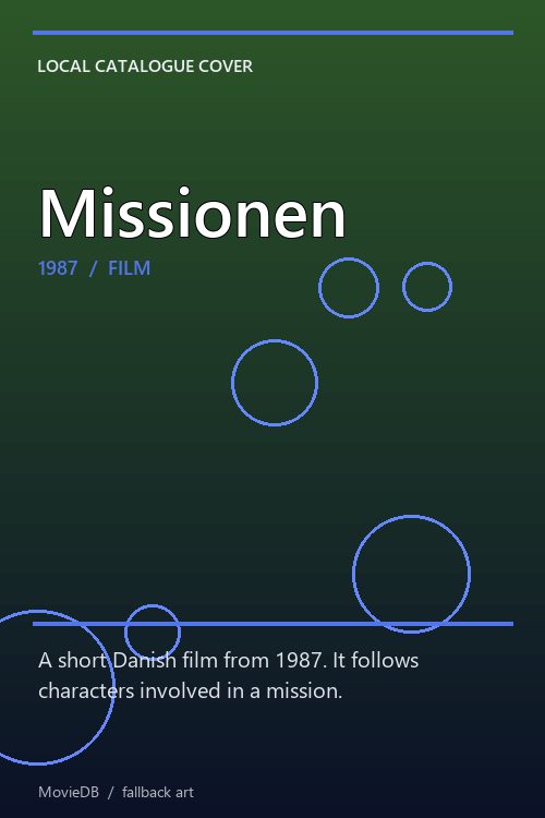 Missionen poster
