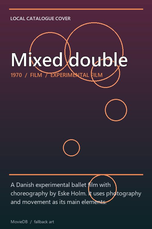Mixed double poster