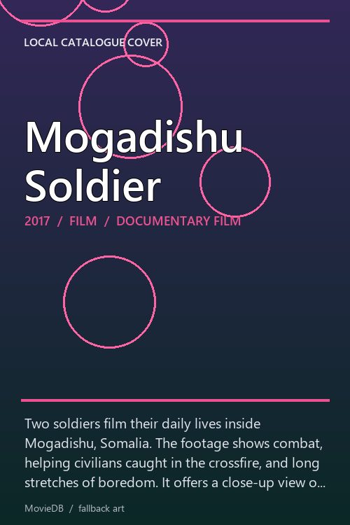 Mogadishu Soldier poster