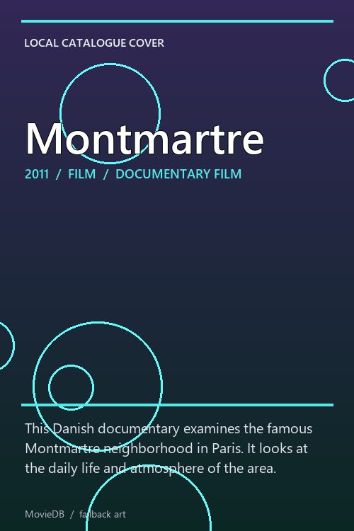 Montmartre poster