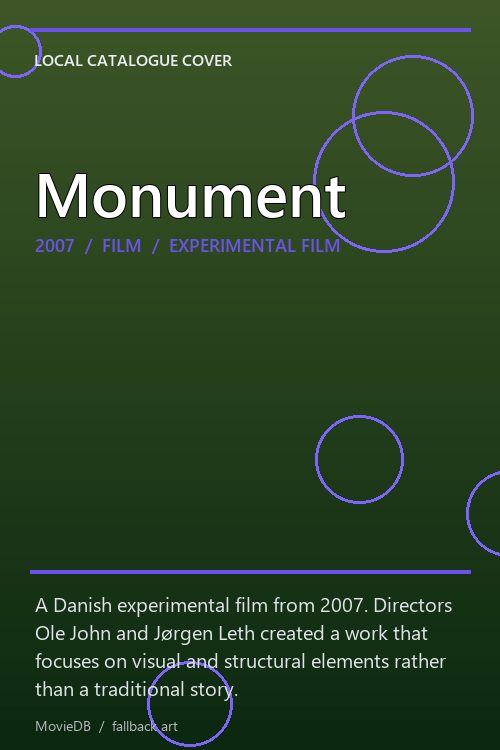 Monument poster