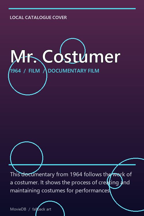 Mr. Costumer poster