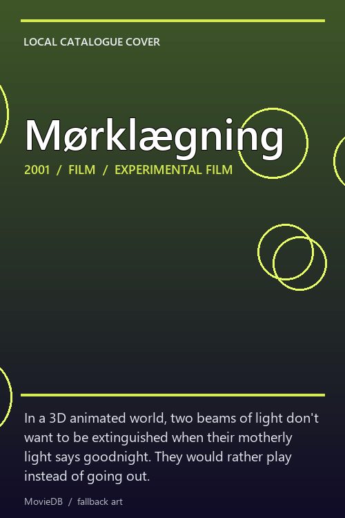 Mørklægning poster