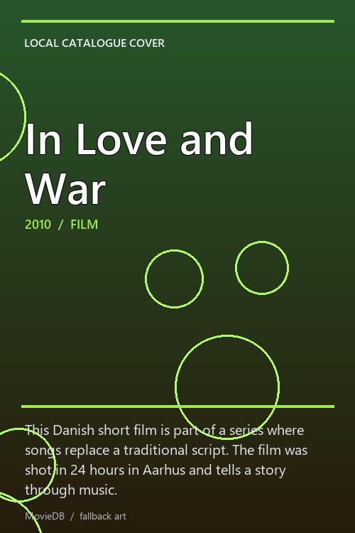 In Love and War poster