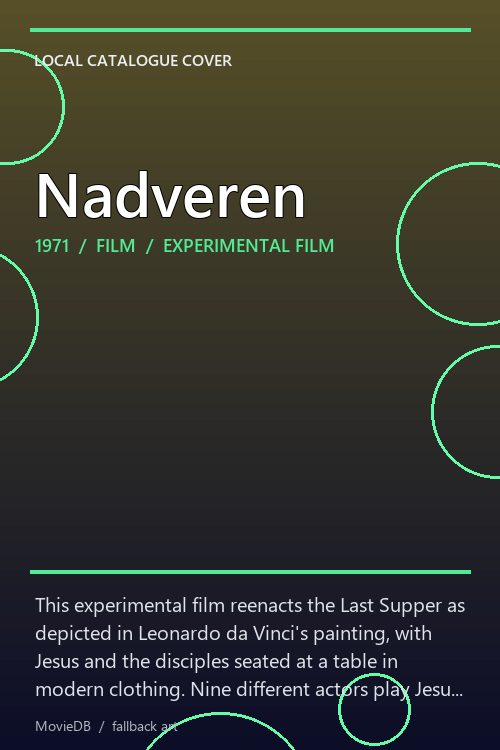 Nadveren poster
