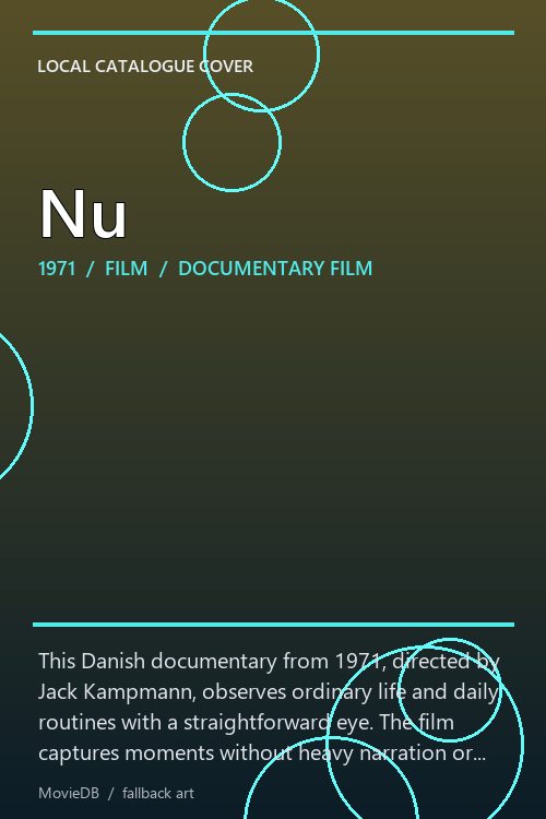 Nu poster