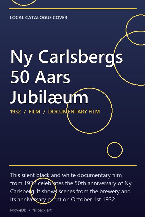 Ny Carlsbergs 50 Aars Jubilæum poster