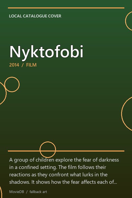 Nyktofobi poster