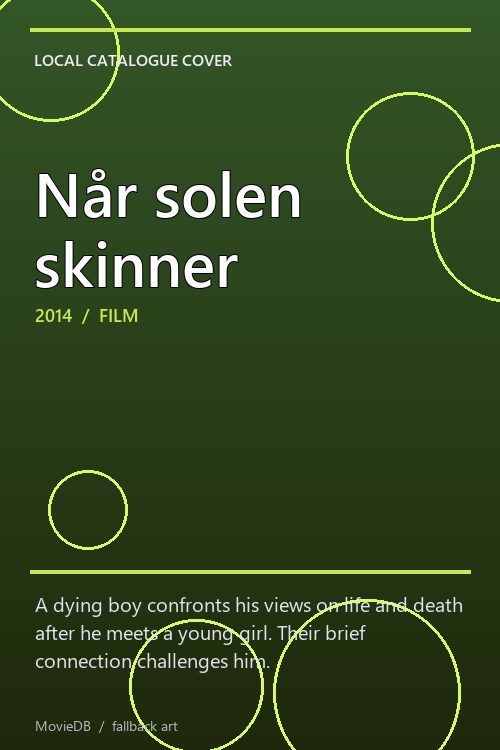 Når solen skinner poster
