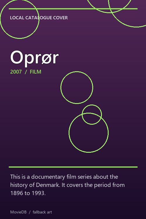 Oprør poster