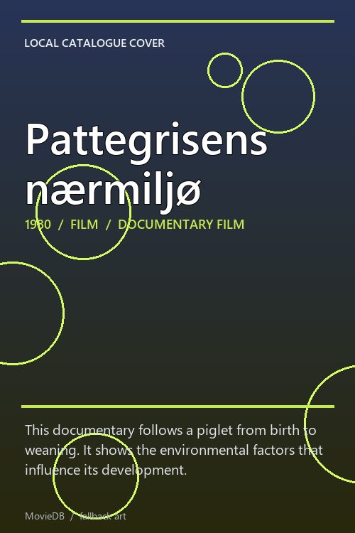 Pattegrisens nærmiljø poster