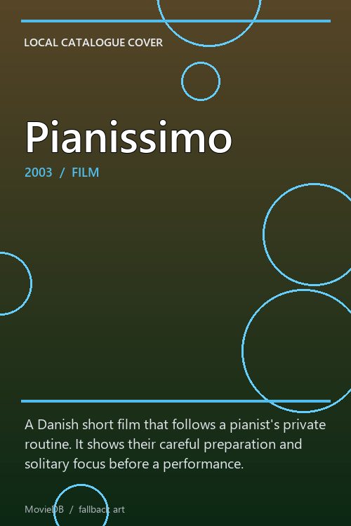 Pianissimo poster