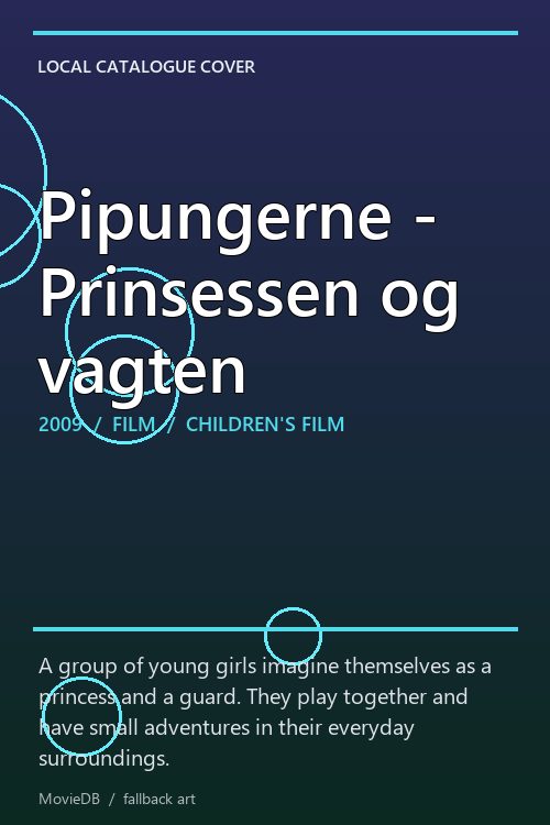 Pipungerne - Prinsessen og vagten poster