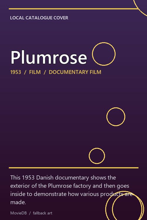 Plumrose poster